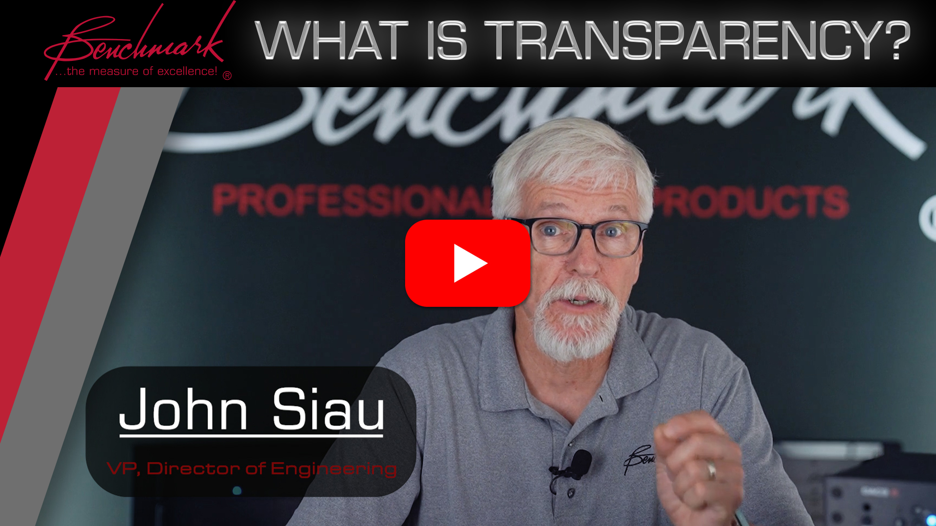 John Siau talking about Audio Transparency
